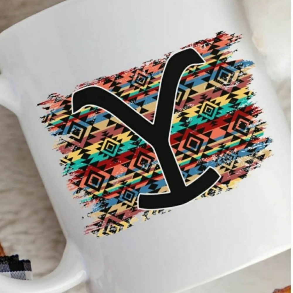 Yellowstone Aztec Print Mug